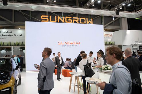 Prezentace SunGrow na veletrhu.