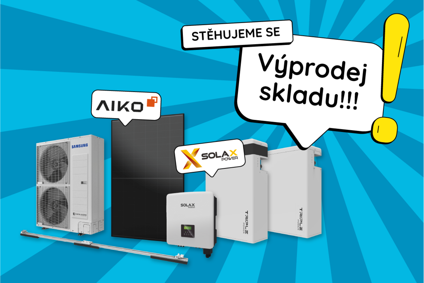 Stěhujeme sklad: Výprodej skladových zásob 