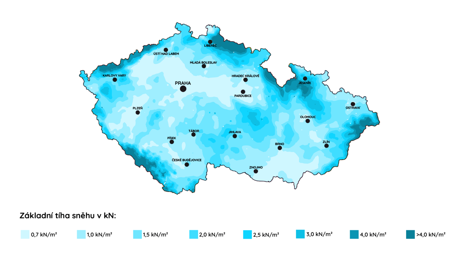 Zóny_zatížení_sněhem Zóny zatížení sněhem v Česku