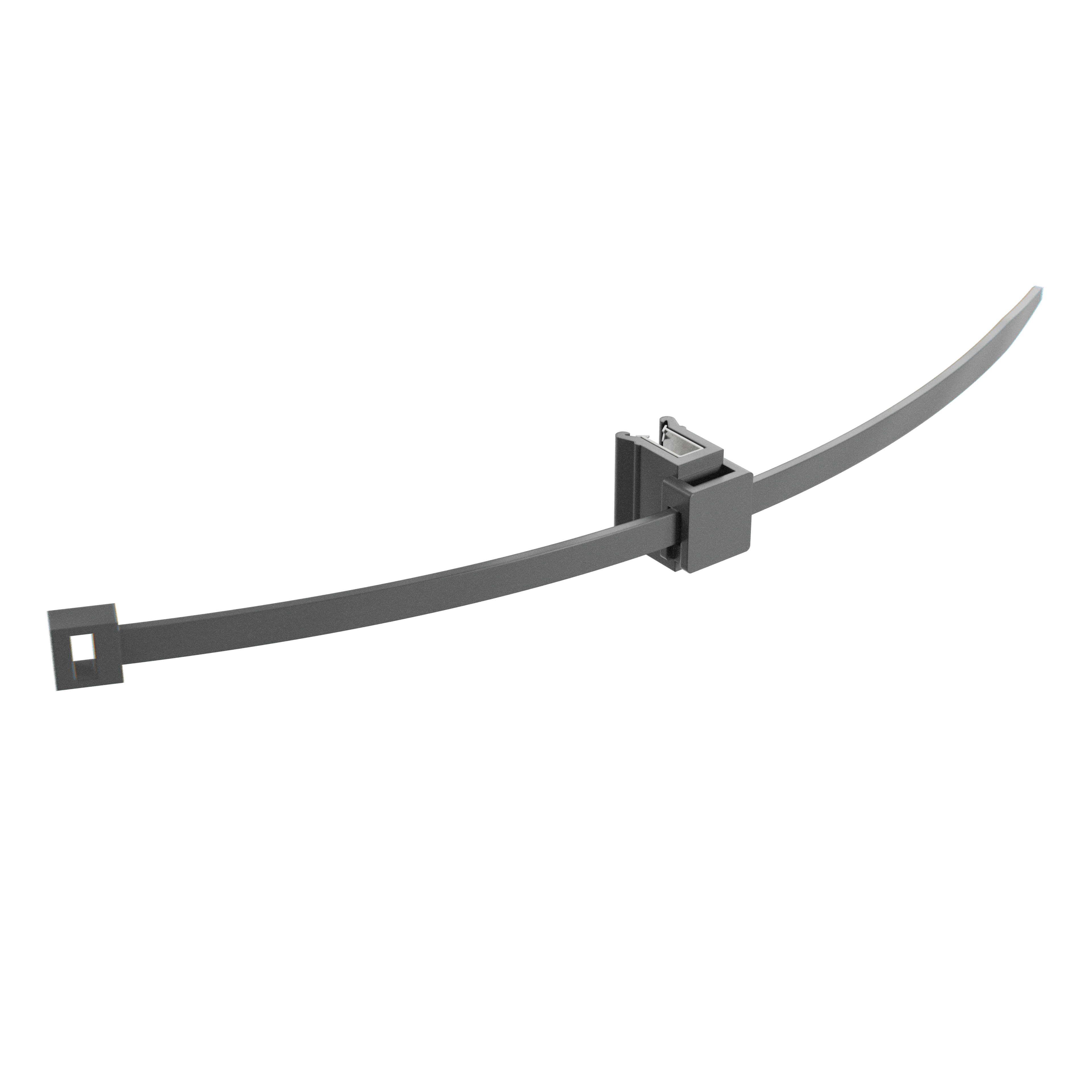 Alumero Cable tie incl. clip 