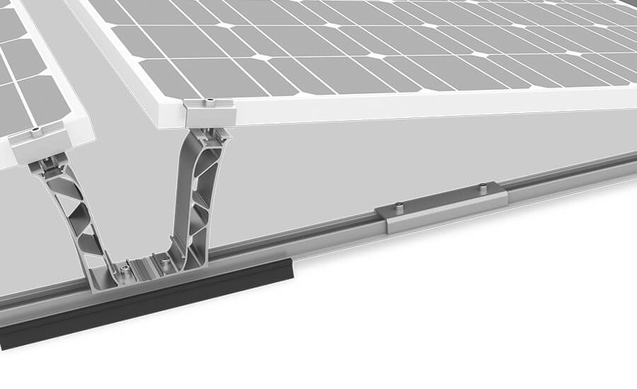 K2 DomeClamp EC Set 30 - 50, stříbrná, koncová svorka modulu