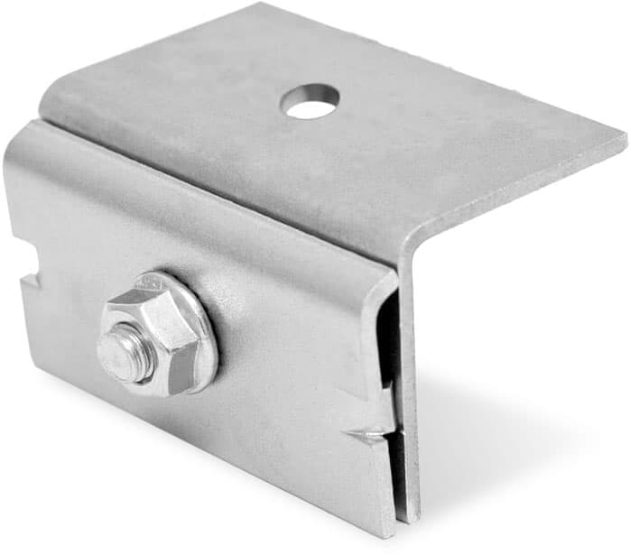 K2 Double Standing SeamClamp SolidRail