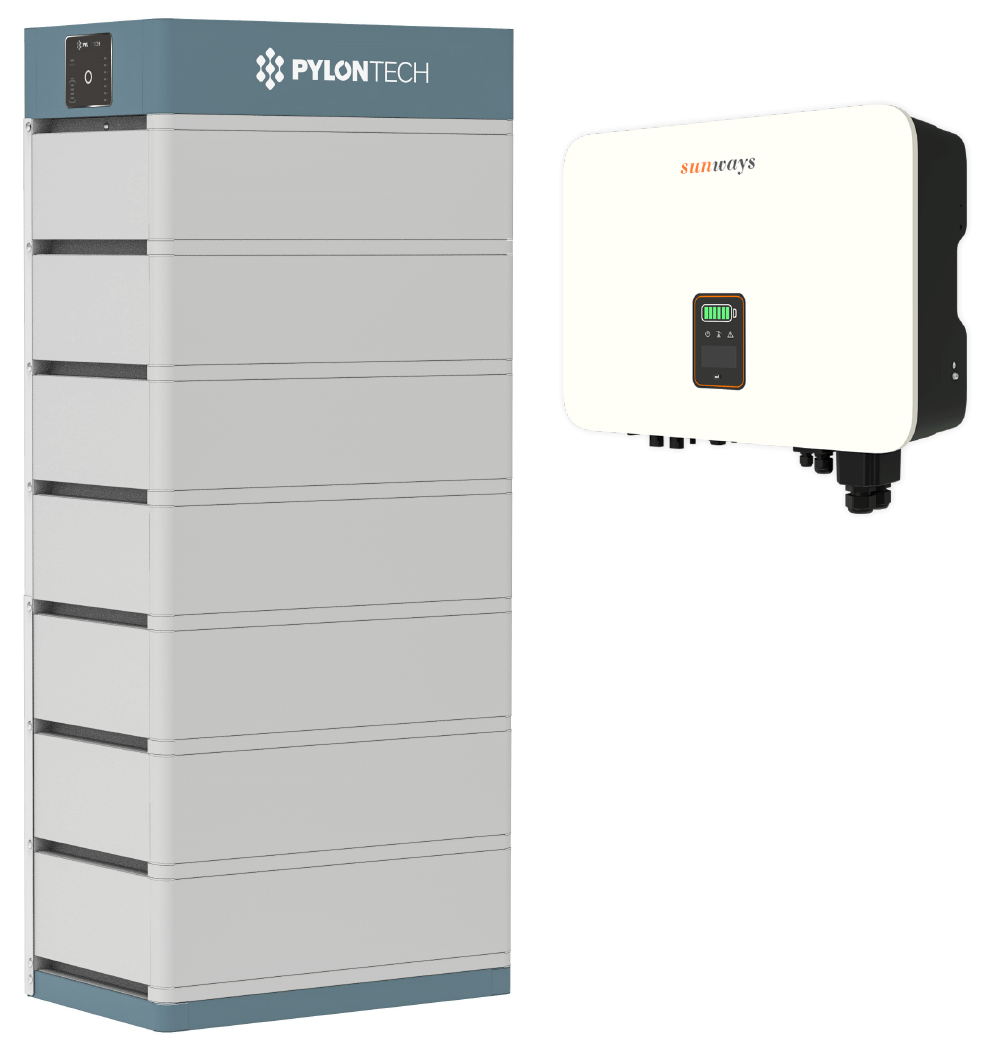 Pylontech Force H1 24,9 kWh mit Sunways Hybrid STH-10KTL-HT