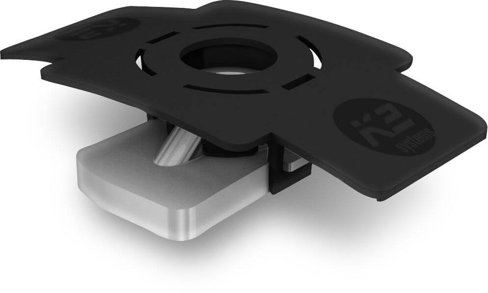 K2 Einlegemutter mit Montageclip, Edelstahl