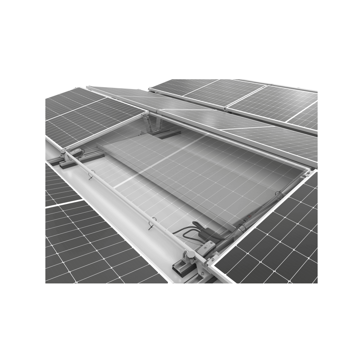 K2 Buddy Set - plochá střecha, rám 30 mm