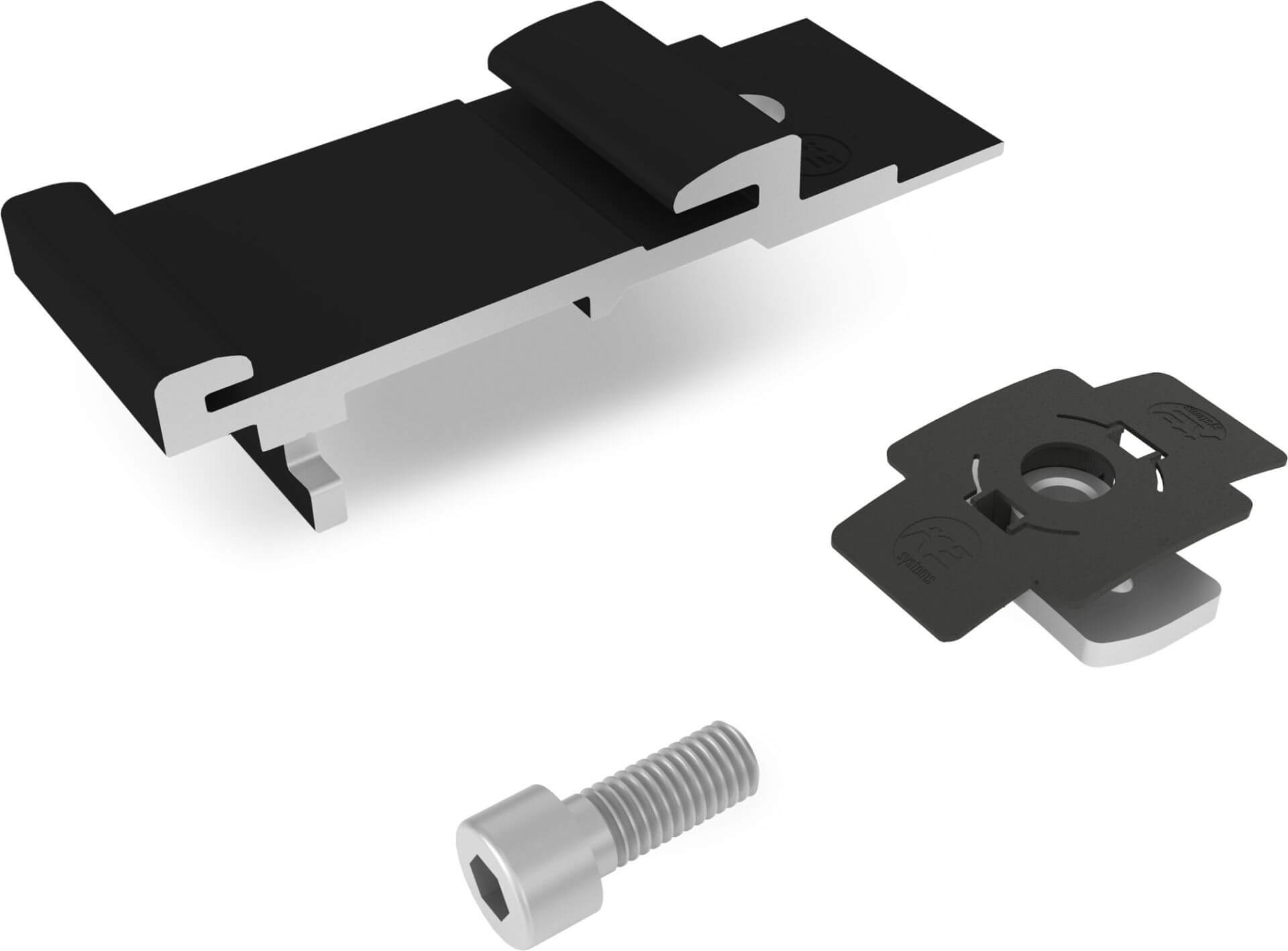 K2 InsertionRail 2.0 CrossConnector-T Set, black