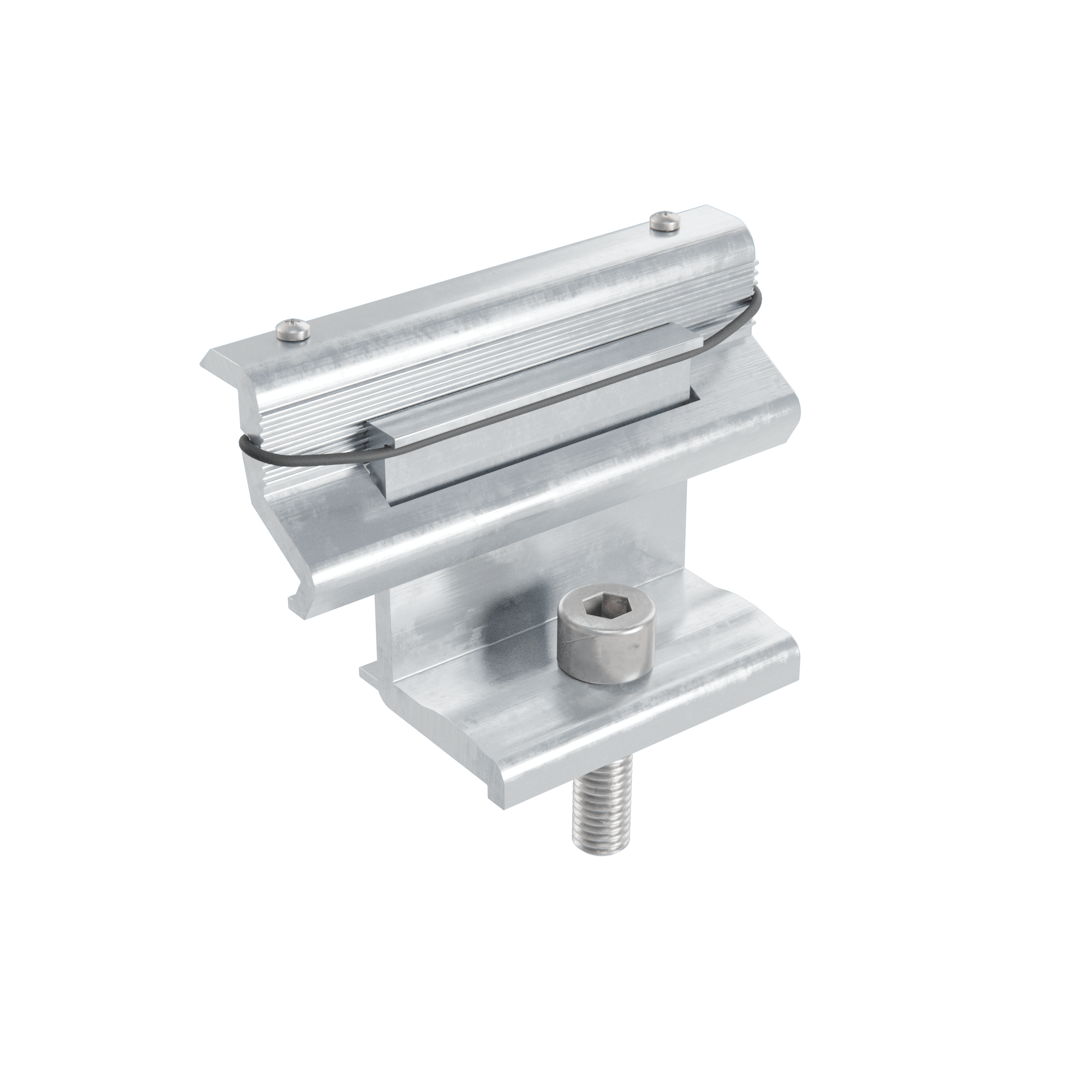 Alumero easyLIGHT End clamp universal with pins