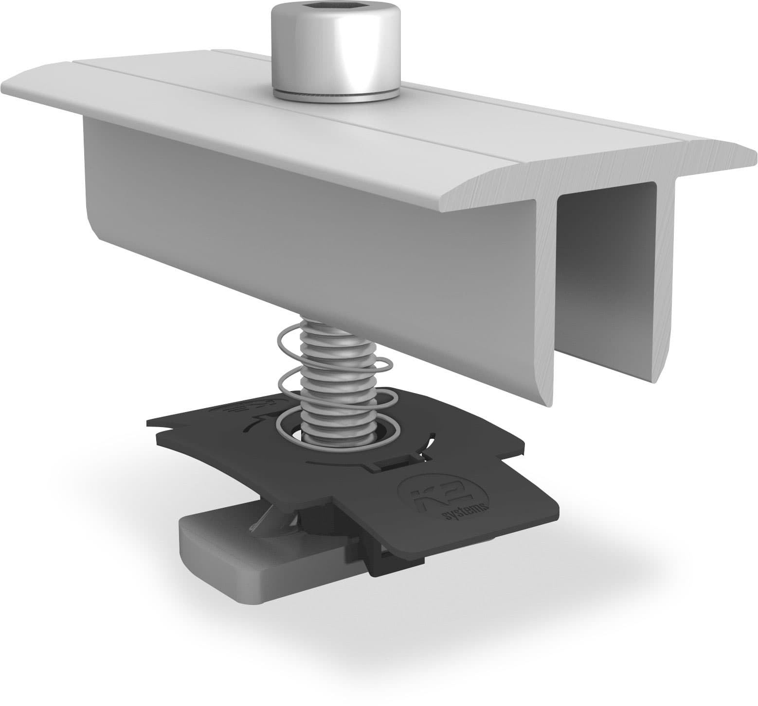 K2 Modulmittelklemme XS Set 30 mm, silber