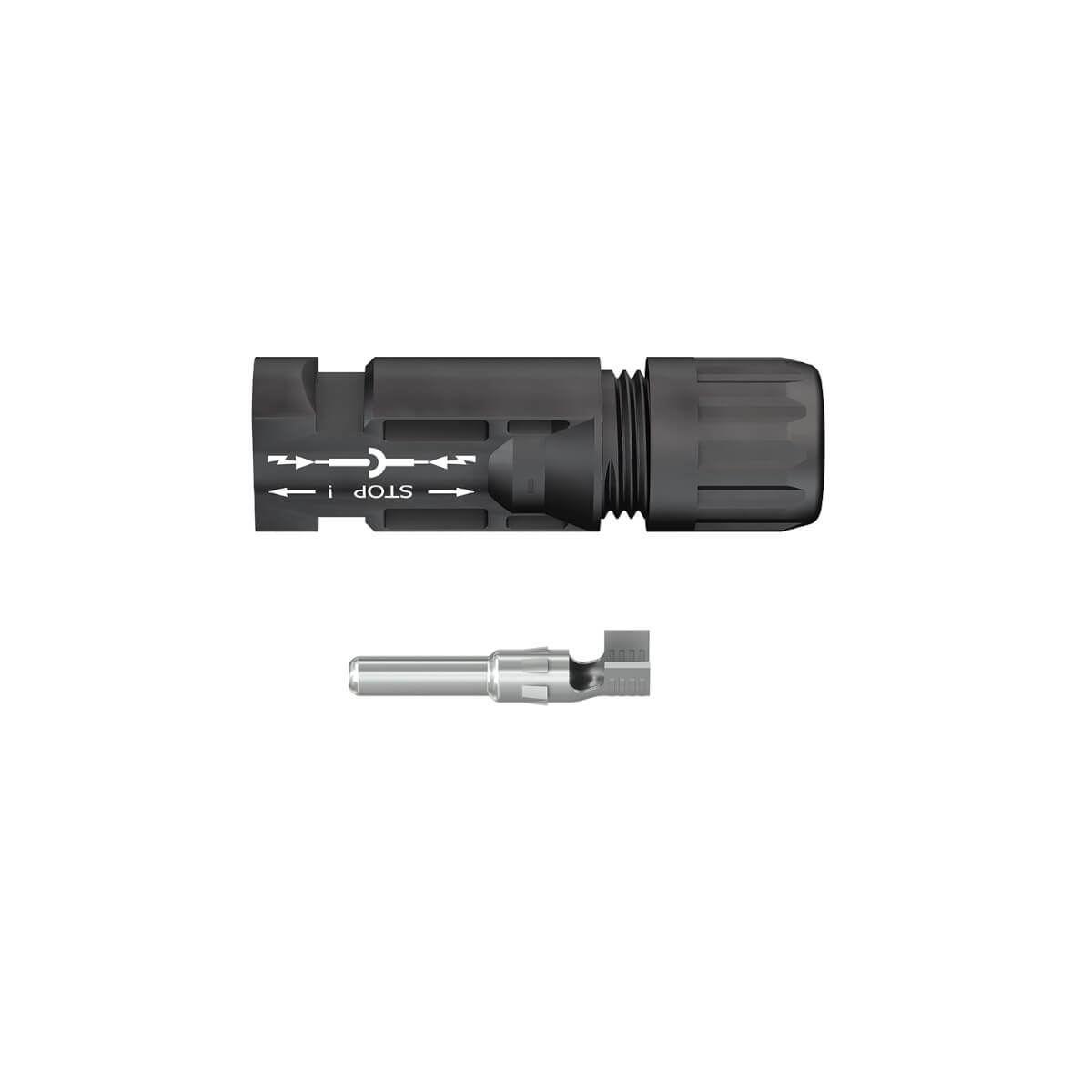 Stäubli MC4 samec, 4-6 mm² II, Da 5,9-8,8 mm