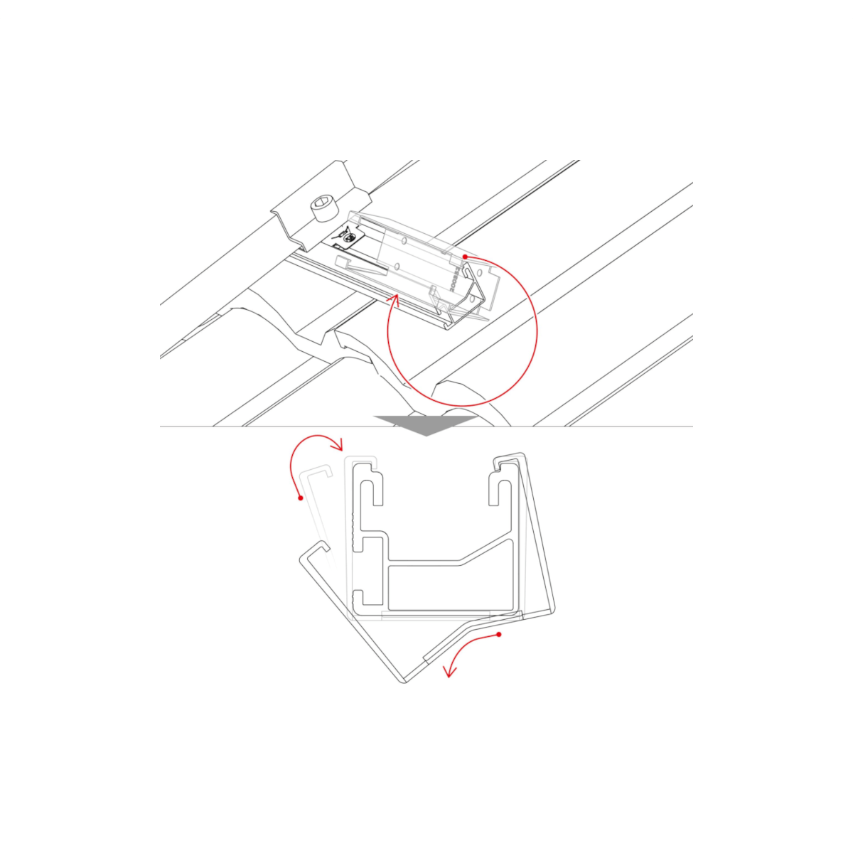 K2 BlackCover SingleRail 36