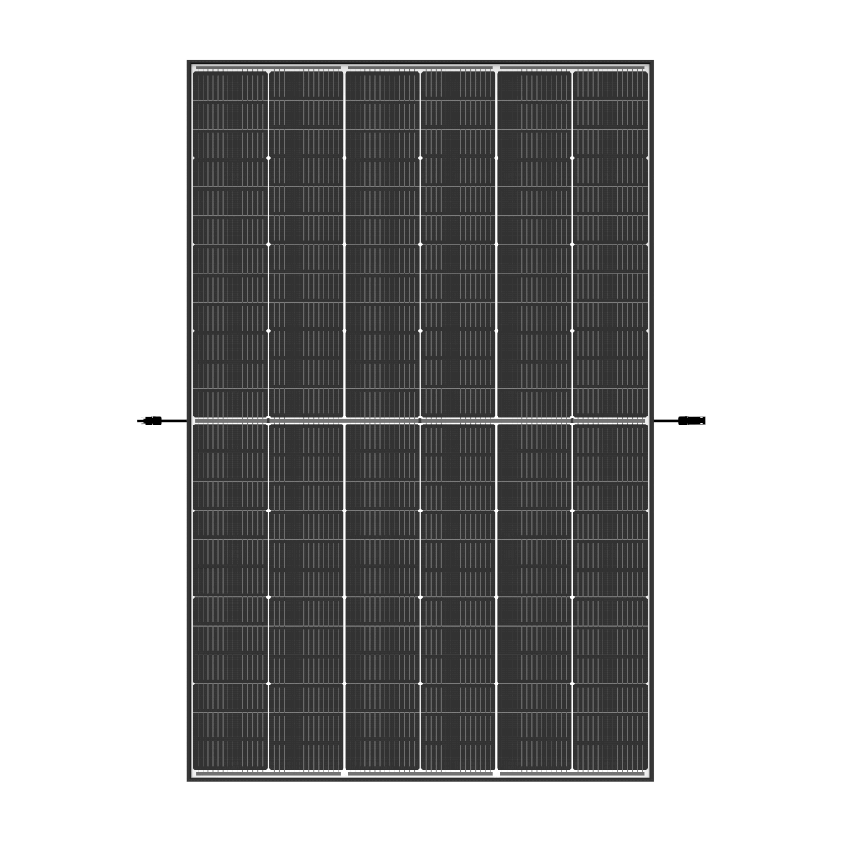 Trina 460 TSM-NEG9R.28 Vertex S+, dual glass, black frame, kabel 1,1 m