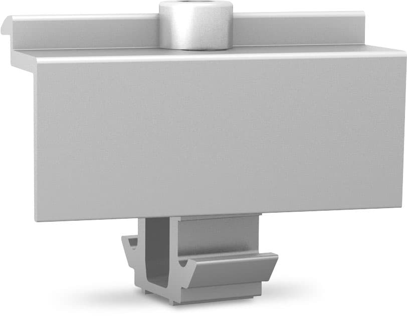 K2 DomeClamp EC Set 30 - 50, stříbrná, koncová svorka modulu