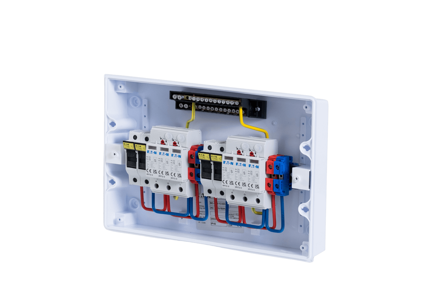 Přepěťová skříň R-FVE-DC2 EATON, přepěťová ochrana I+II