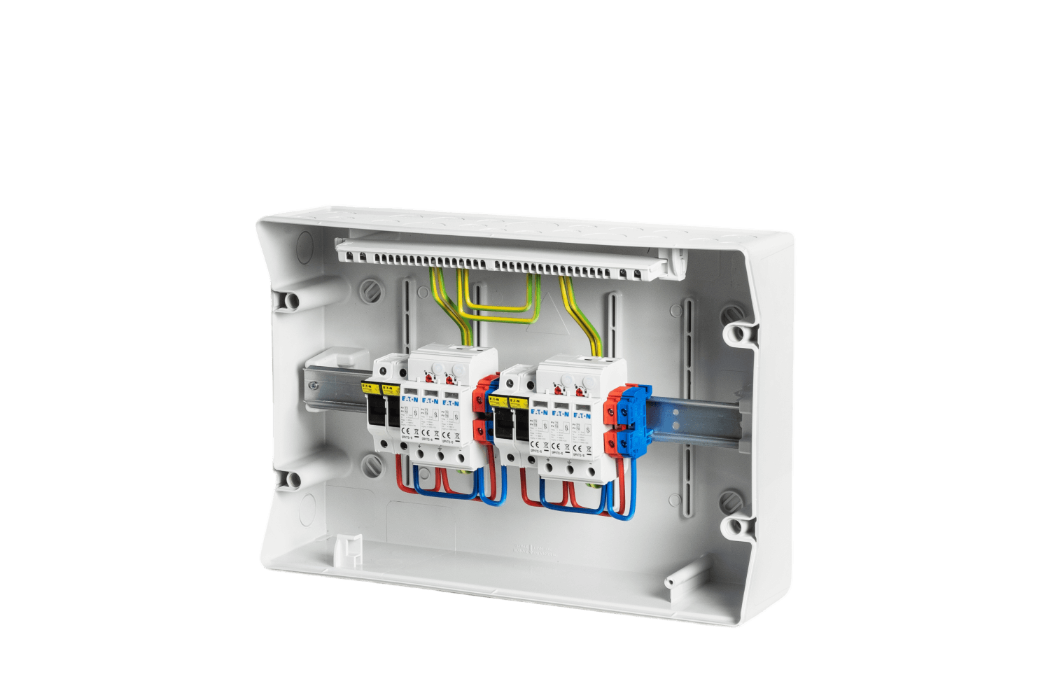 Přepěťová skříň R-FVE-DC2 IKA, přepěťová ochrana I+II