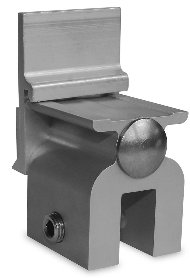 K2 Single SeamClamp CFx úhlové polodrážkové a zaklapávací profily
