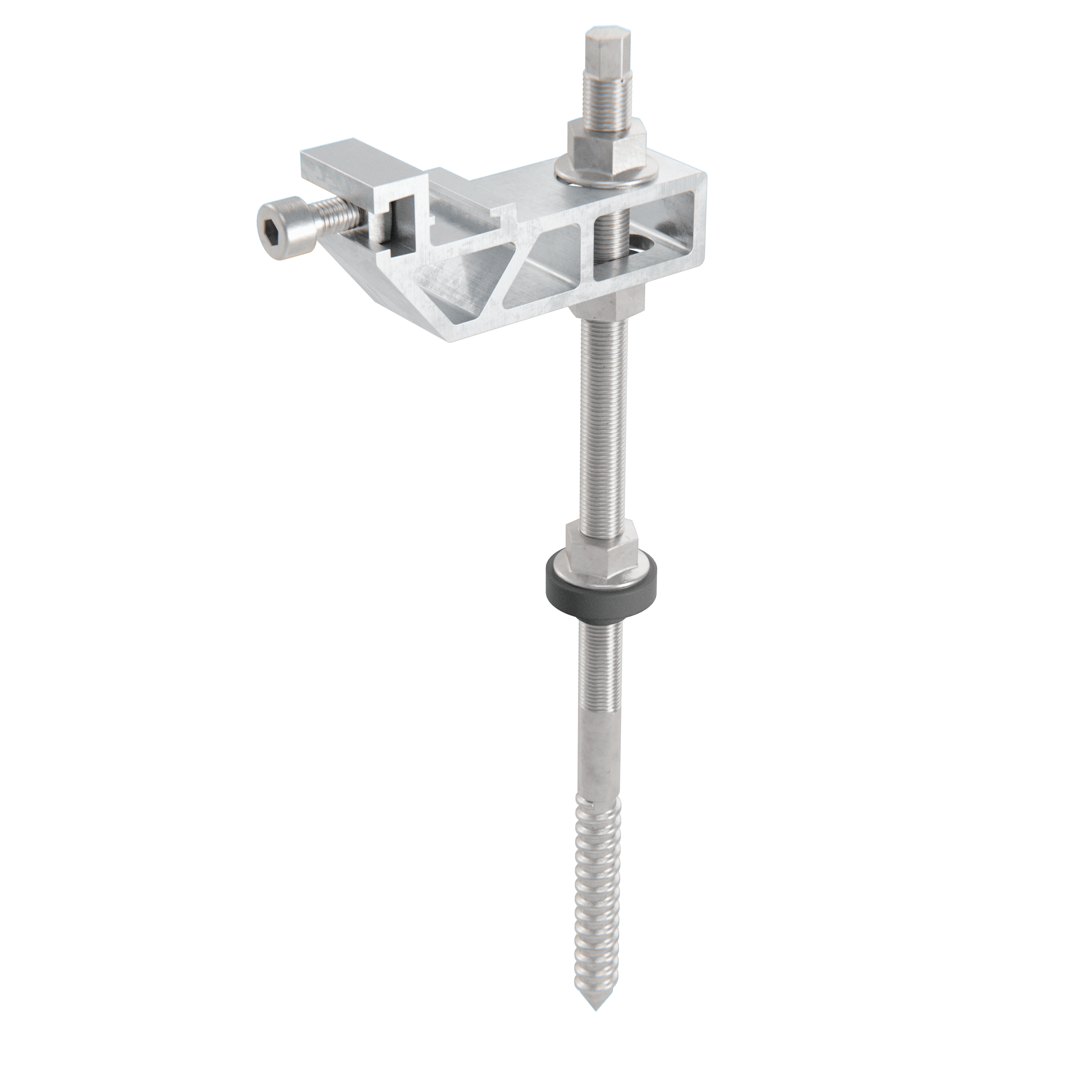 Alumero EasyBOLT Stockschraube 2.1 M12 x 250 mm mit Schnellmontageplatte