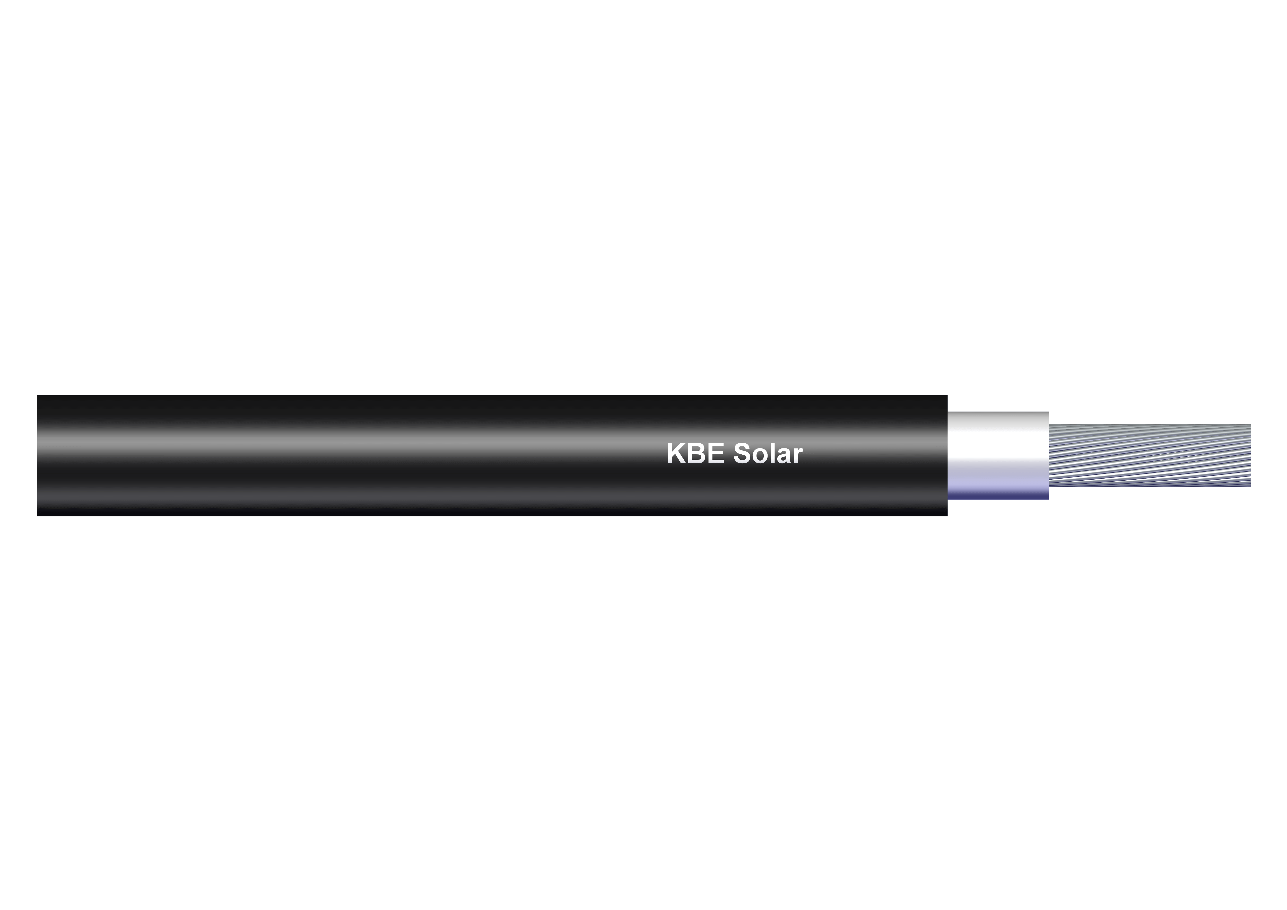KBE Solar DB+, 6mm², 100m, černý