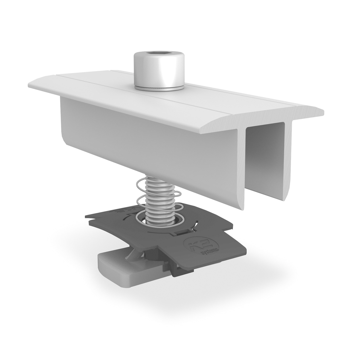 K2 Modulmittelklemme XS Set 35 mm, silber
