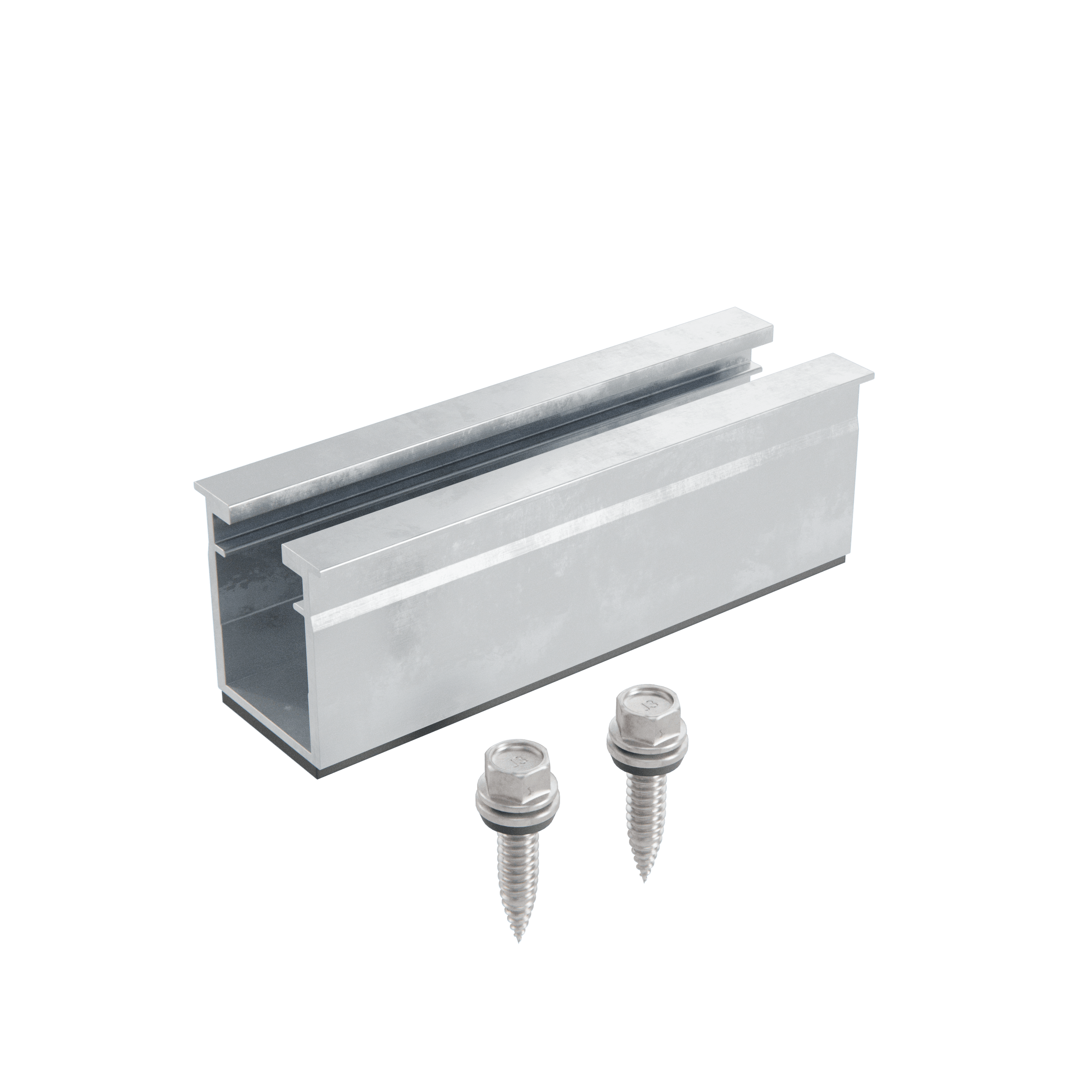 Alumero easyBRACKET Metal sheet Short Rail 100