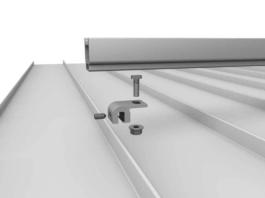 K2 svorka na falcový plech S-5!