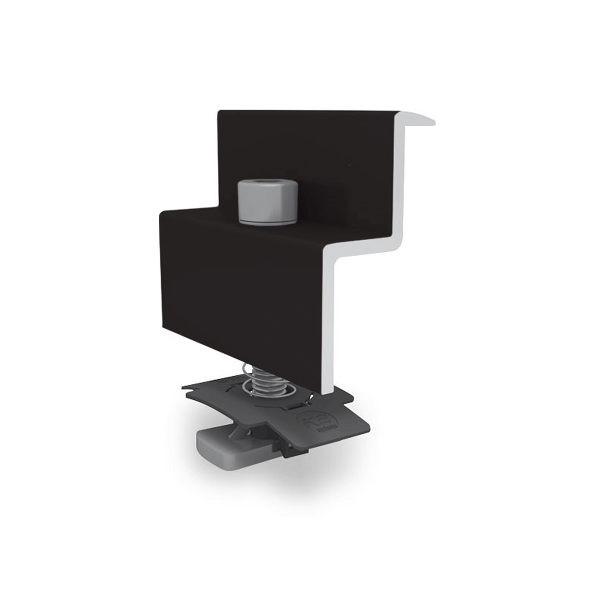 K2 Modulendklemme Standard Set 30-31 mm schwarz-eloxiert