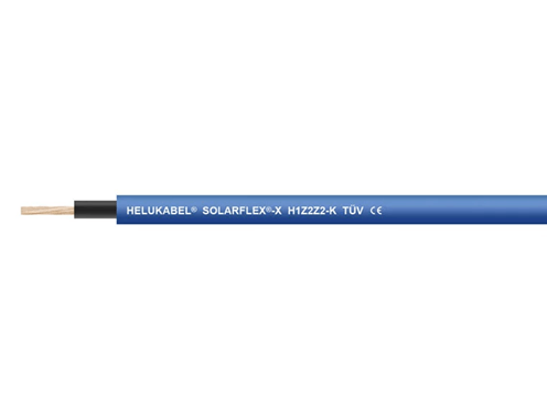 Solární kabel HELUKABEL Solarflex H1Z2Z2-K 6,0 mm² 100 m modrý