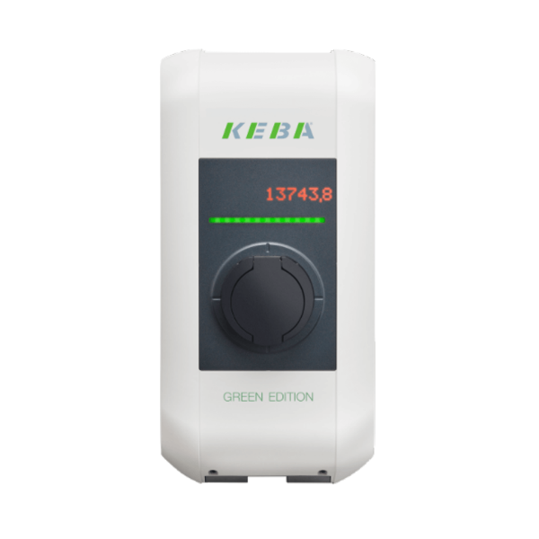 KEBA KeContact P30 řady C Green Edition včetně měřiče ME, zásuvka
